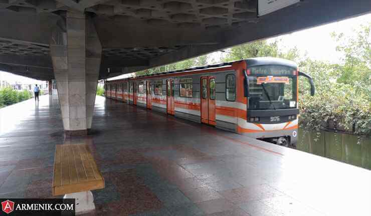 نقشه فارسی مترو ایروان